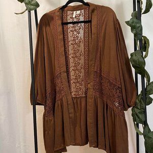 Cato Open Front Cardigan